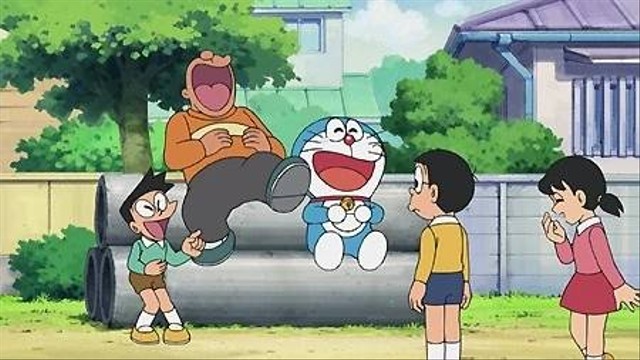 Scene pipa beton Doraemon. Foto: doraemon.fandom.com