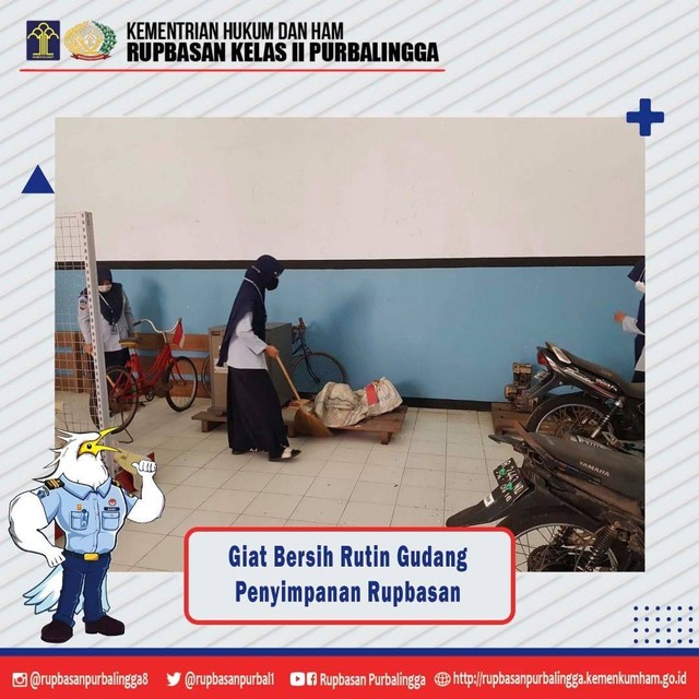 Giat Bersih Rutin Gudang Penyimpanan Rupbasan