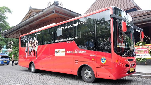 Ilustrasi bus kota Batik Solo Trans (BST). FOTO: Agung Santoso