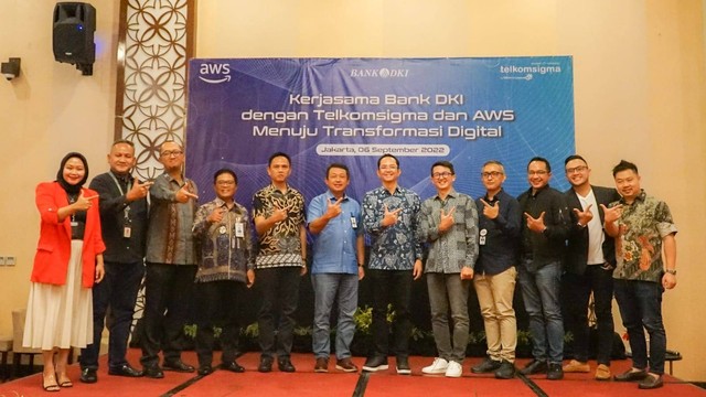Bank DKI Gandeng Amazon Web Services dan Telkomsigma untuk Perkuat Transformasi Layanan Digital. Foto: Bank DKI