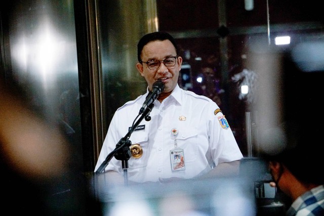 Gubernur DKI Jakarta Anies Baswedan, Rabu (7/9/2022).  Foto: Jamal Ramadhan/kumparan