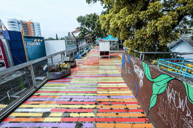 Skywalk Cihampelas, Kota Bandung, akan direaktivasi pada pekan depan. Foto: Humas Pemkot Bandung