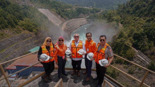 Lemhannas kunjungi wilayah operasi dan produksi Vale Indonesia di Blok Sorowaku, Luwu Timur, Sulawesi Selatan. Foto: Vale Indonesia 