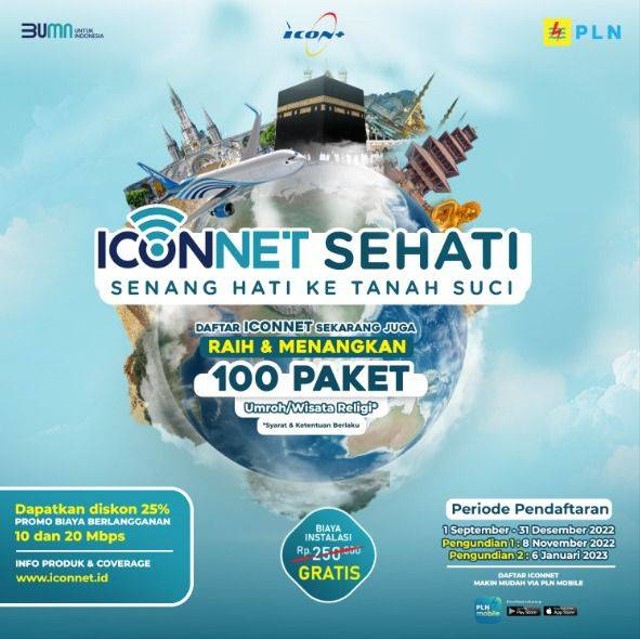Pasang Sambungan Baru Iconnet Bisa Dapat Hadiah Wisata Religi ...