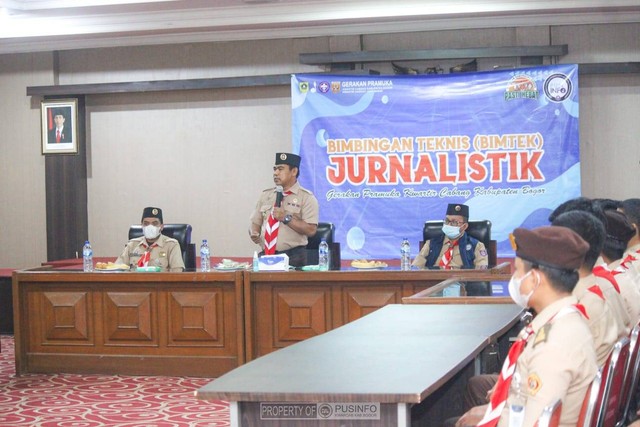 Bimtek Jurnalistik Kwarcab Kabupaten Bogor. (Foto: Fajrin/Pusinfo Kwarcab Bogor)