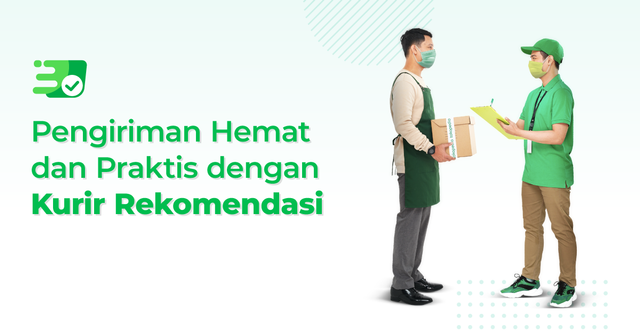 Ilustrasi Kurir Rekomendasi Tokopedia. Foto: Tokopedia