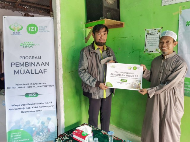 Bina Mualaf Untuk Warga Samboja Sinergi BDI Pertamina Hulu Kaltim - IZI Kaltim