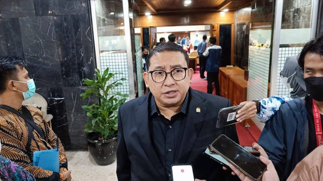 Anggota Komisi I DPR sekaligus Waketum Gerindra Fadli Zon di DPR RI, Senin (12/9/2022). Foto: Annisa Thahira Madina/kumparan