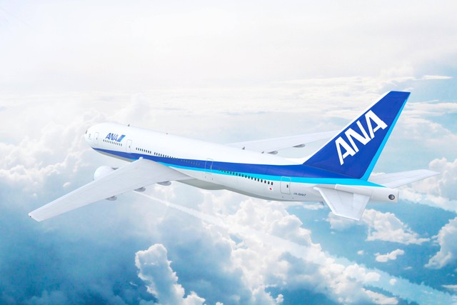 Ilustrasi pesawat ANA. Foto: NextNewMedia/Shutterstock