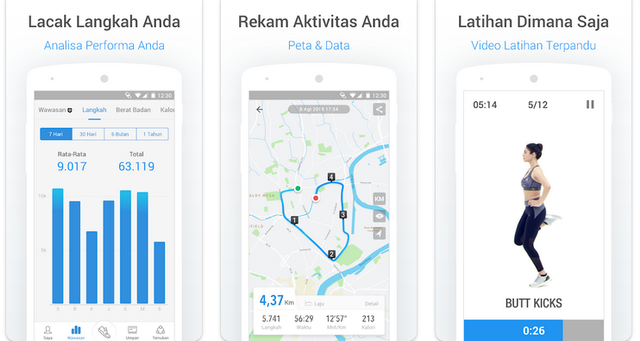 7 Aplikasi Penghitung Langkah Di Android Sebagai Teman Olahraga ...