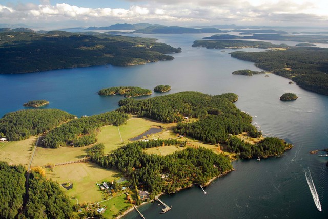 Ilustrasi Pulau San Juan di Washington. Foto: Russ Heinl/Shutterstock