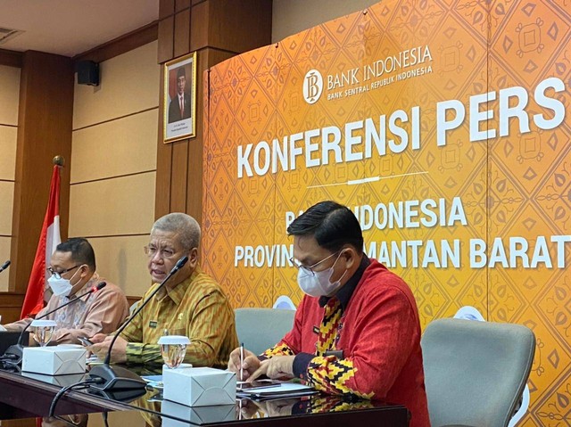 Tim pengendali inflasi Kalbar mencanangkan Gerakan Nasional Pengendalian Inflasi Pangan (GNPIP). Foto: Teri/Hi!Pontianak