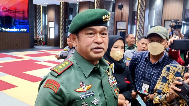 Panglima Kostrad (Pangkostrad) Letjen TNI Maruli Simanjuntak.
 Foto: Aprilandika Pratama/kumparan