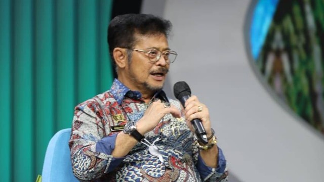 Mentan Syahrul Yasin Limpo dalam acara Indonesia Business Forum, Rabu (14/9/2022). Foto: Kementan RI