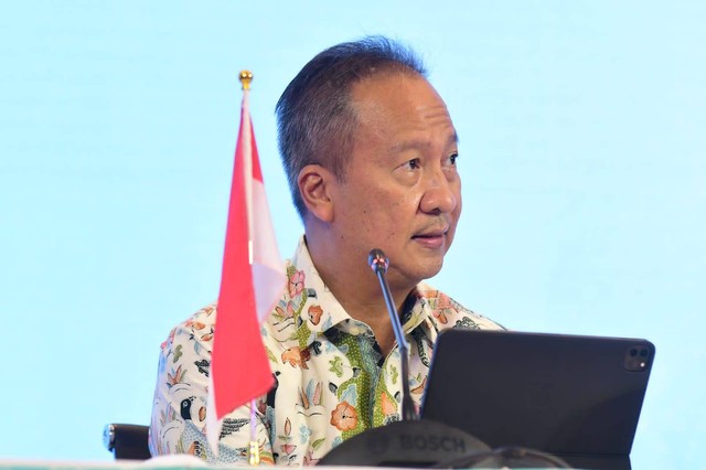Menteri Perindustrian Agus Gumiwang dalam The 28th Indonesia-Malaysia-Thailand Growth Triangle (IMT-GT) Ministerial Meeting di Phuket, Thailand, Sabtu (17/9/2022). Foto: Dok. Kemenperin