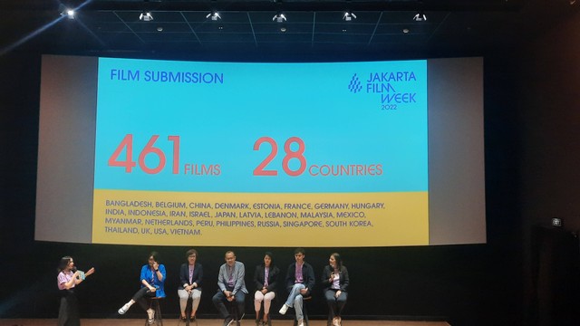 Konferensi pers Jakarta Film Week 2022. Foto: Alexander Vito/kumparan