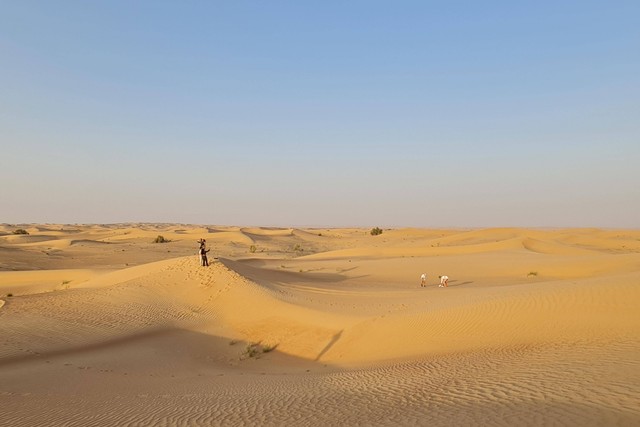 Seru-seruan di Dubai Desert Safari. Foto: Andari Novianti/kumparan