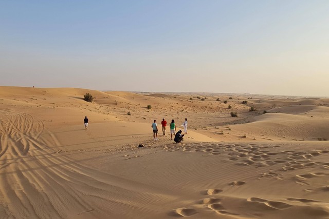 Turis di Dubai Desert Safari. Foto: Andari Novianti/kumparan