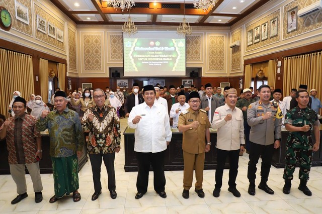 Kolaborasi para dai, khatib dan pemerintah tangkal intoleransi dan radikalisme di Kota Malang. Foto/Pemkot Malang