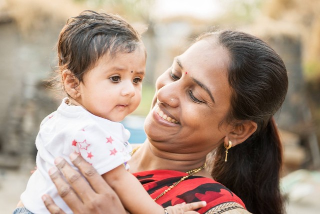 Ilustrasi ibu dan anak India. Foto: Tukaram.Karve/shutterstock