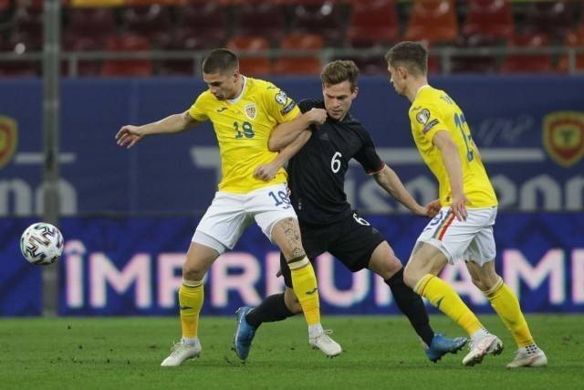 Pertandingan Kualifikasi Piala Dunia antara Rumania melawan Jerman di Arena Nasional, Bukares, Rumania (28/3) Foto: Octav Ganea / Reuters
