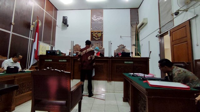Sidang gugatan Deolipa Yumara terhadap Bharada E dan Kabareskrim Polri di Pengadilan Jakarta Selatan, Rabu (21/9/2022).
 Foto: Dok. Istimewa
