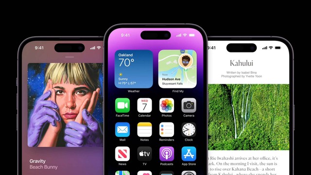 iPhone 14 Pro dan iPhone 14 Pro Max. Foto: Apple