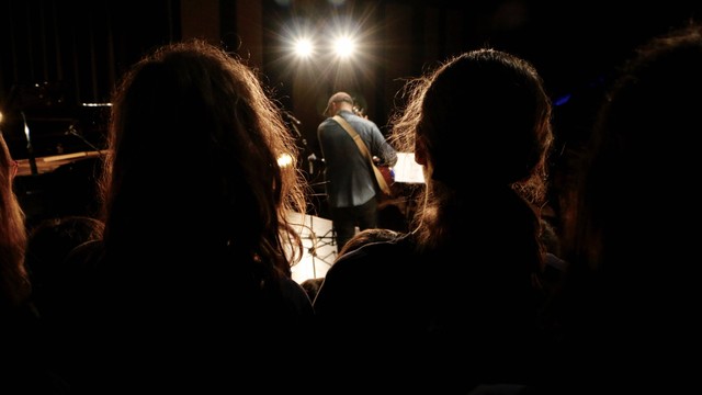 Gitaris dalam konser. Foto: Wirestock Creators/Shutterstock.