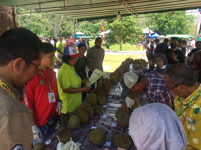 Festival Durian yang digelar Singkawang. Foto: Stecy Holie