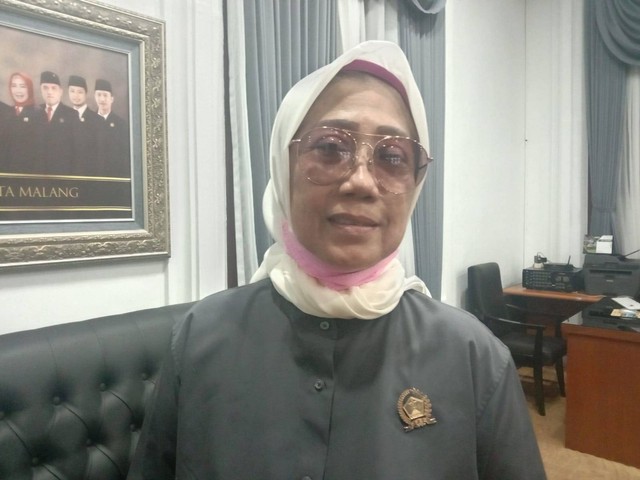 Anggota Komisi D DPRD Kota Malang, Wiwik Sukesi (M Sholeh)