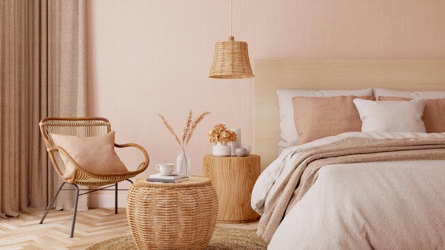 Ilustrasi dekorasi dari rotan untuk mempercantik ruangan. Foto: ninoon/Shutterstock