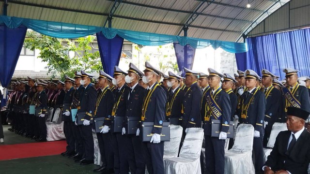 Wisuda taruna STIMARYO, Sabtu (24/9/2022). Foto: Maria Wulan/Tugu Jogja