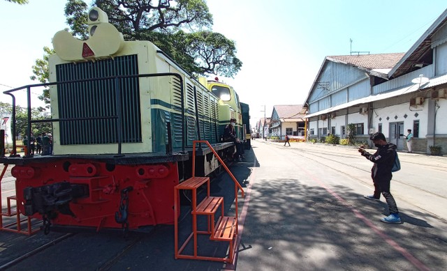 Kereta Panoramic, produk terbaru KAI yang dipamerkan saat open house Balai Yasa Surabaya Gubeng. Foto-foto: Masruroh/Basra