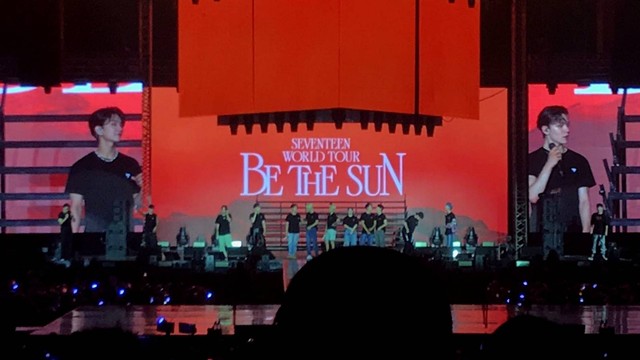 Konser SEVENTEEN World Tour : Be The Sun di  ICE BSD, Tangerang Selatan, Minggu (25/9/022). Foto: Mutiara Oktaviana/kumparan