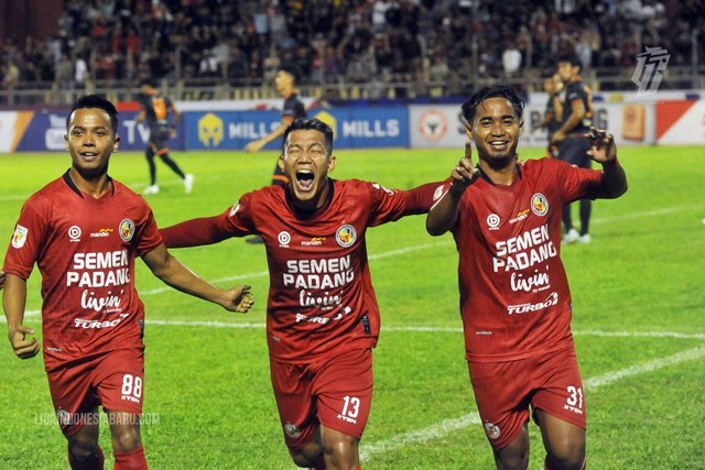 Semen Padang di Liga 2 2022/23. Foto: Situs web resmi Liga Indonesia Baru