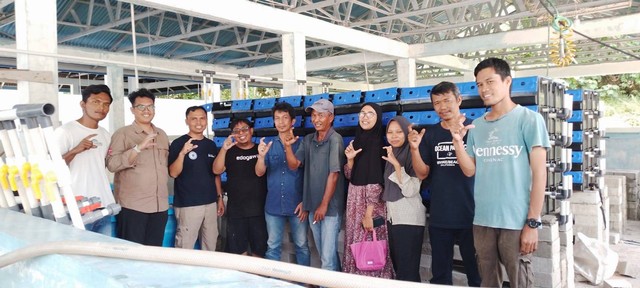 Melalui Vertical Crab House, Tim Peneliti FPIK IPB University Dampingi DKP Sumatera Barat Kembangkan Perikanan Kepiting
