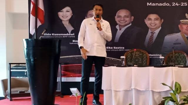 Calon Ketua Umum Himpunan Pengusaha Muda Indonesia (HIPMI), Bagas Adhadirgha