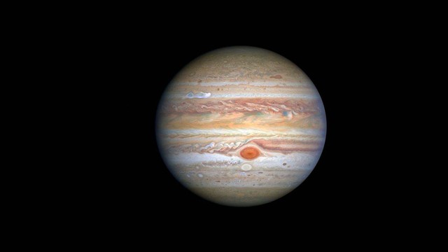 Planet Jupiter dipotret oleh Teleskop Luar Angkasa Hubble. Foto: NASA