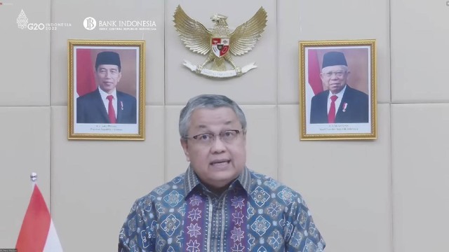 Pengumuman Hasil Rapat Dewan Gubernur Bulanan Bulan September 2022. Sumber : Youtube Bank Indonesia