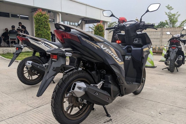 Wujud motor skutik terbaru Honda Vario 125. Foto: Sena Pratama/kumparan