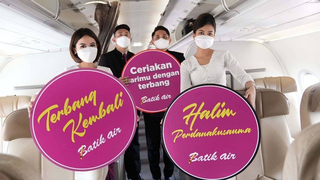 Batik Air kembali terbang dari Halim Perdanakusuma. Foto: Batik Air
