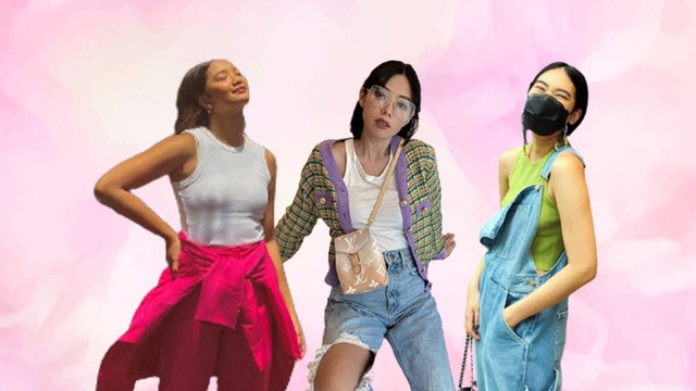 Inspirasi gaya stylish mengenakan tank top Foto: kumparan