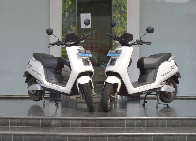 Viar Indonesia meluncurkan sepeda motor listrik Viar N1 dan Viar N2. Foto: Viar