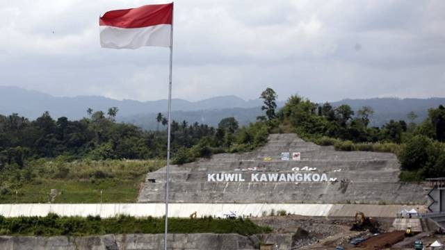 Proyek bendungan kuwil Kawangkoaan di Kabupaten Minahasa Utara, Sulawesi Utara