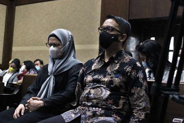 Mantan Direktur Jenderal Bina Keuangan Daerah Kemendagri Mochamad Ardian Noervianto akan jalani sidang vonis di Pengadilan Tipikor, Jakarta, Rabu (28/9/2022). Foto: Henry Purba/ANTARA FOTO