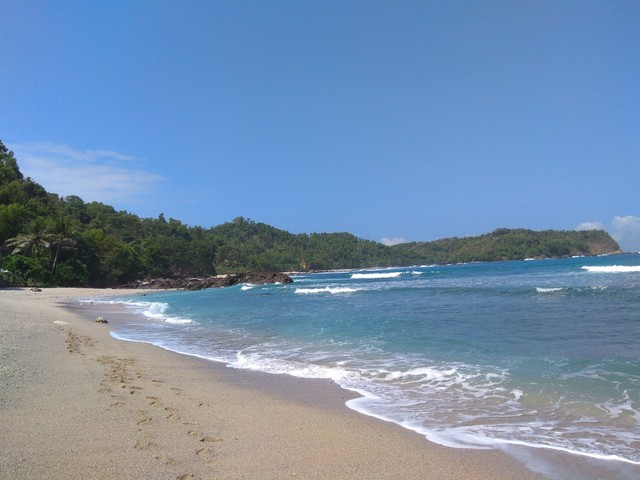 wisata pantai di cilacap/gambar hanya ilustrasi. sumber foto : unsplash/rahmat.