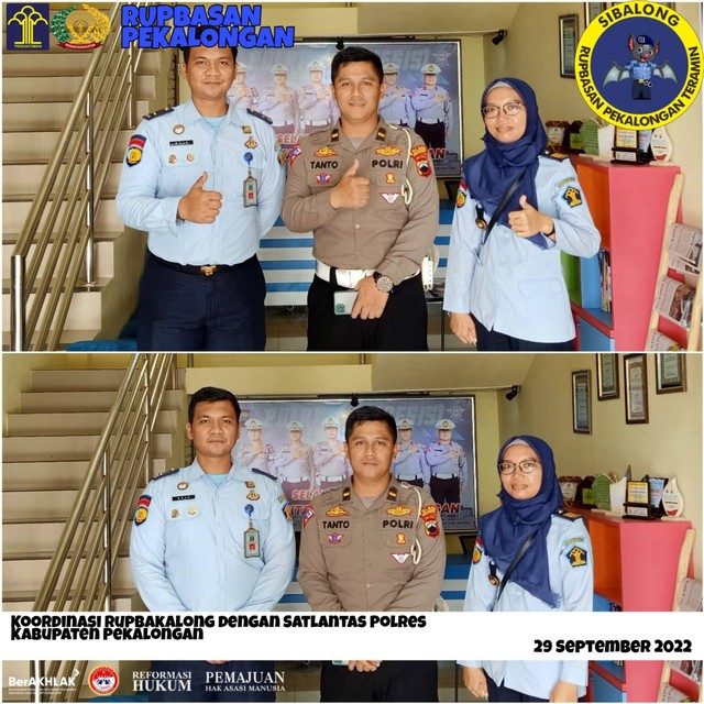 Bersama Satlantas Polres Pekalongan