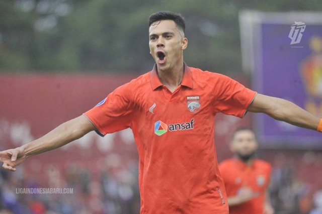 Pemain Borneo FC, Matheus Pato. Foto: Situs web resmi Liga Indonesia Baru
