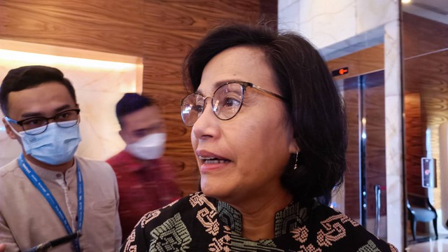 Menteri Keuangan Sri Mulyani dalam acara UOB Economic Outlook 2023 di Grand Ballroom Kempinski, Kamis (29/9/2022). Foto: Narda Margaretha Sinambela/kumparan