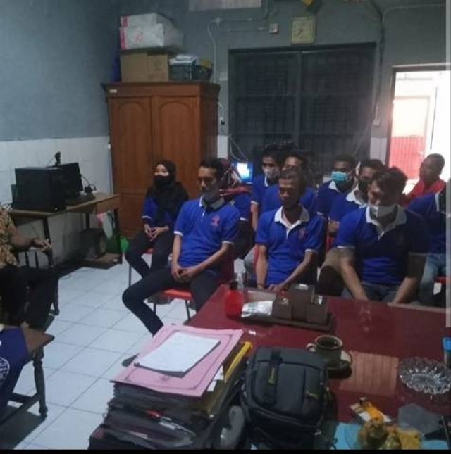 Narapidana yang hadir untuk dilakukan wawancara singkat. Foto : Dok. Pribadi.